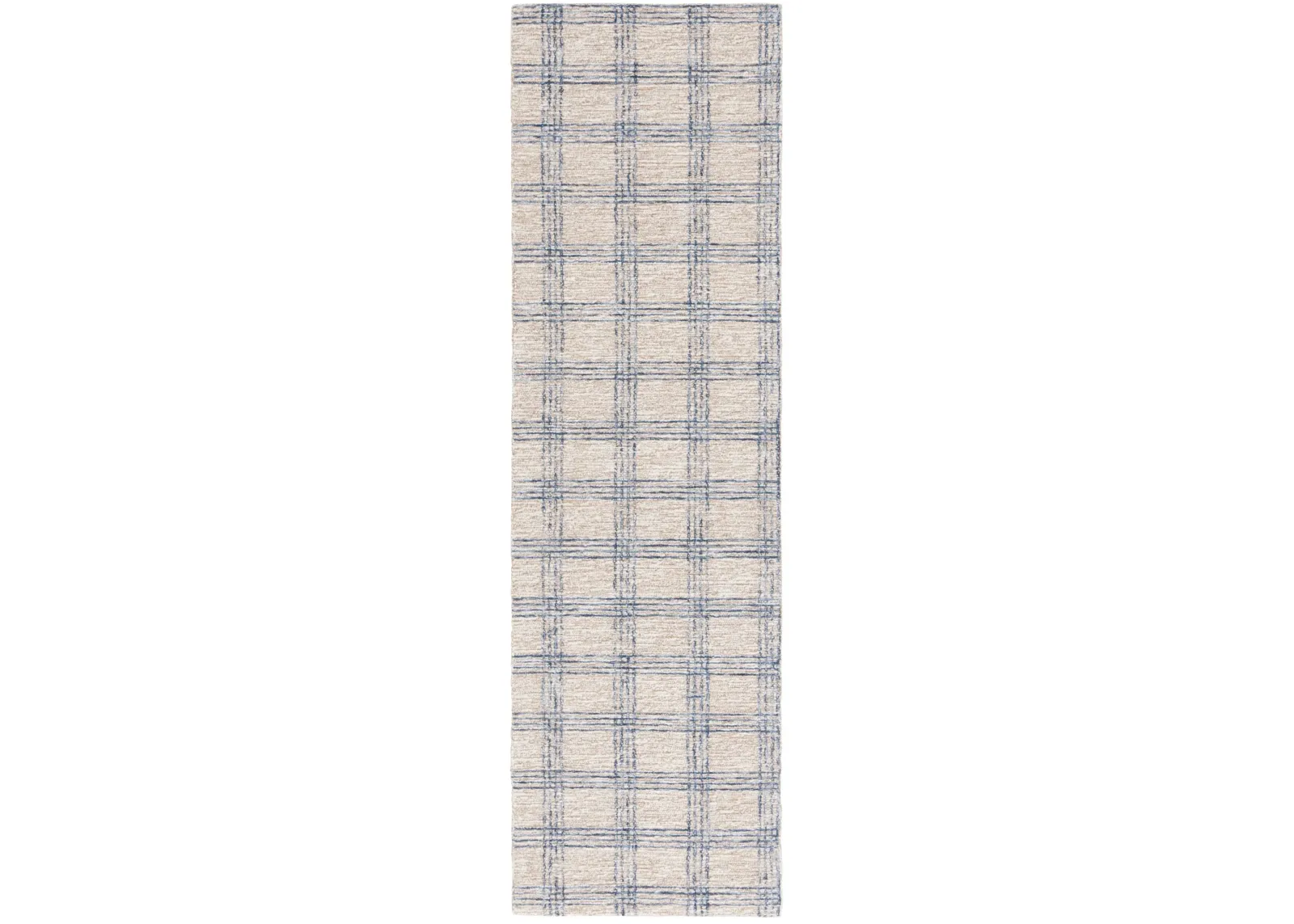 NATURAL FIBER 426 BLUE  2'-3' x 8' Runner Rug