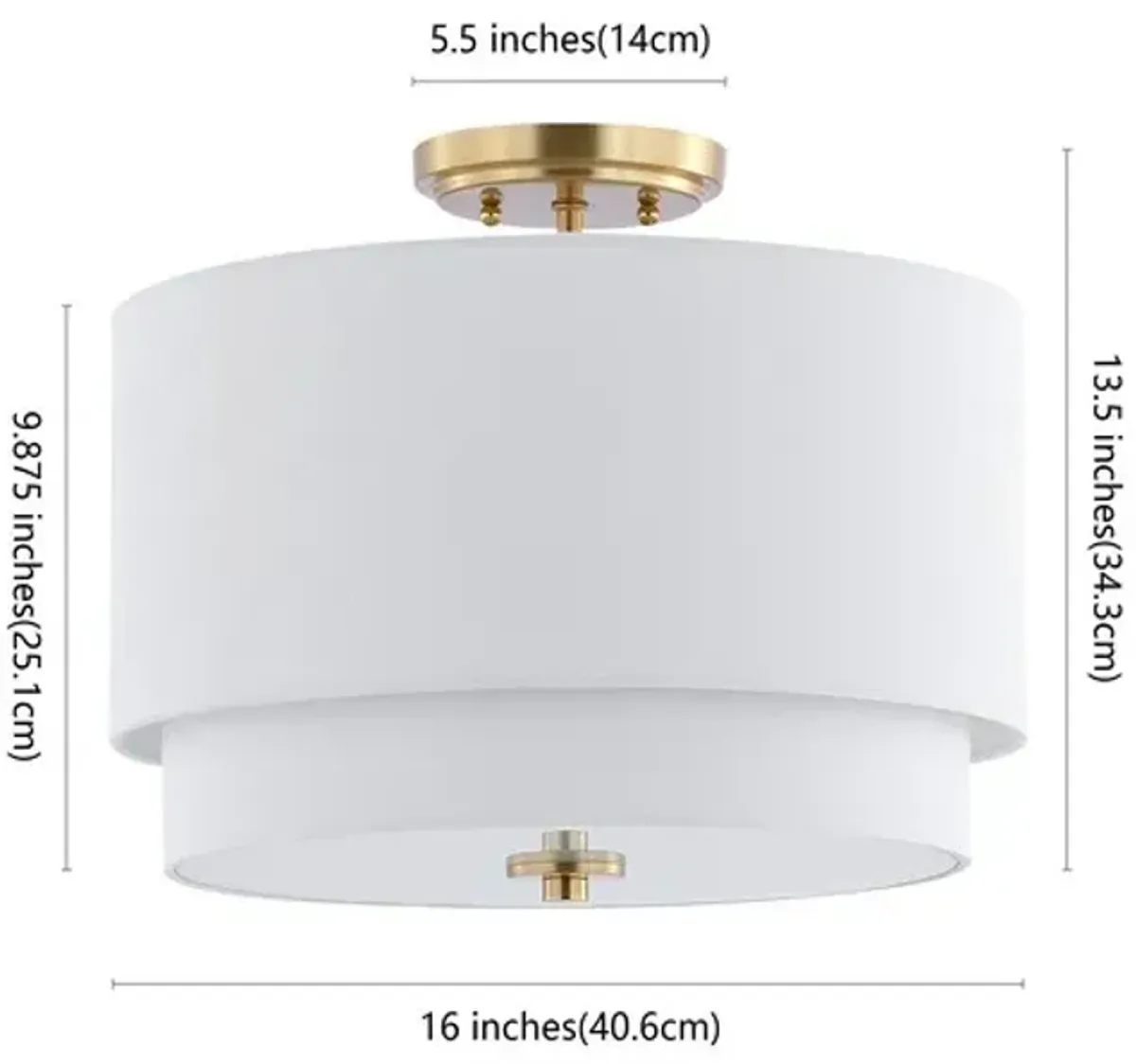 LACONIA FLUSH MOUNT