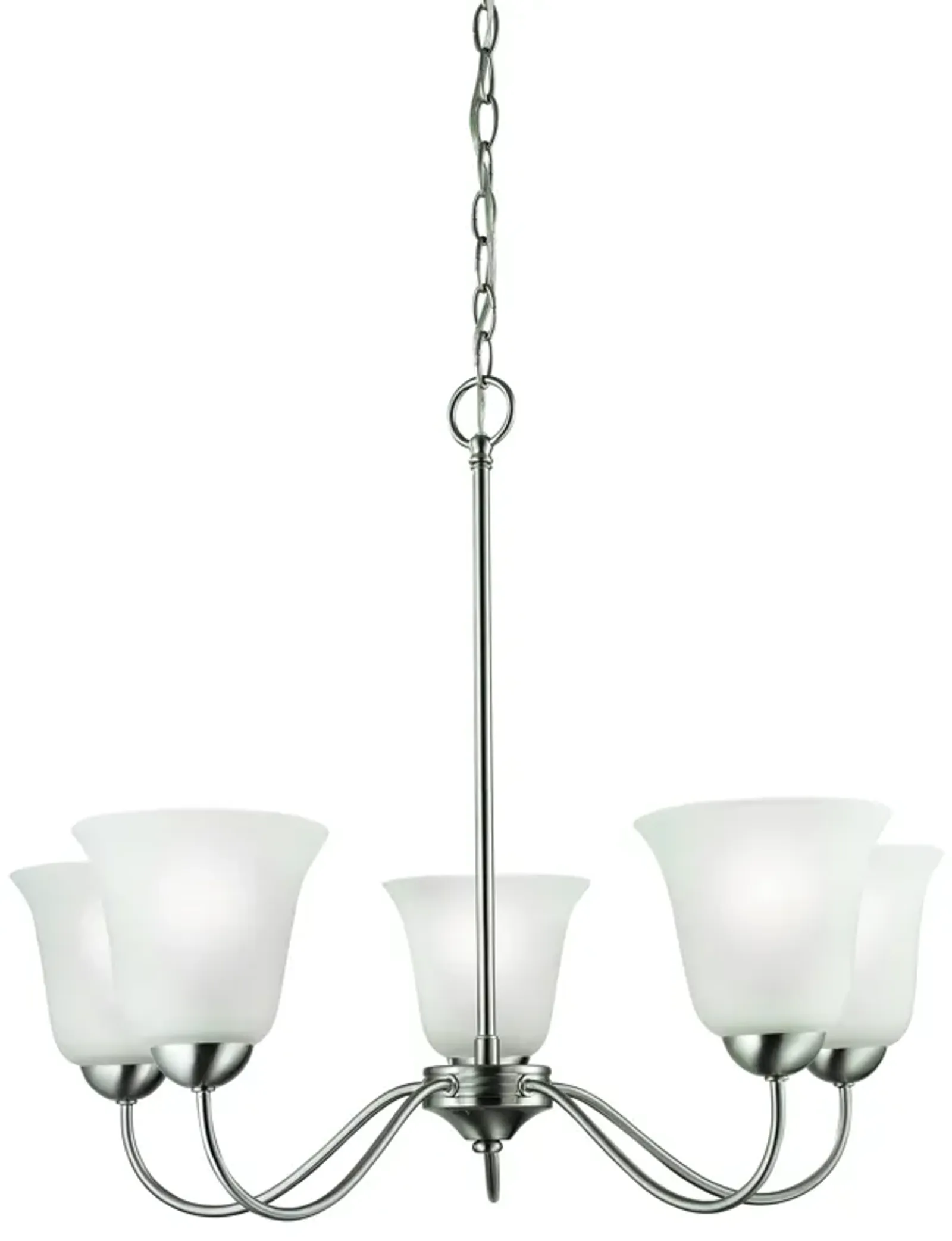 Conway 26" Wide 5-Light Chandelier - Brushed Nickel