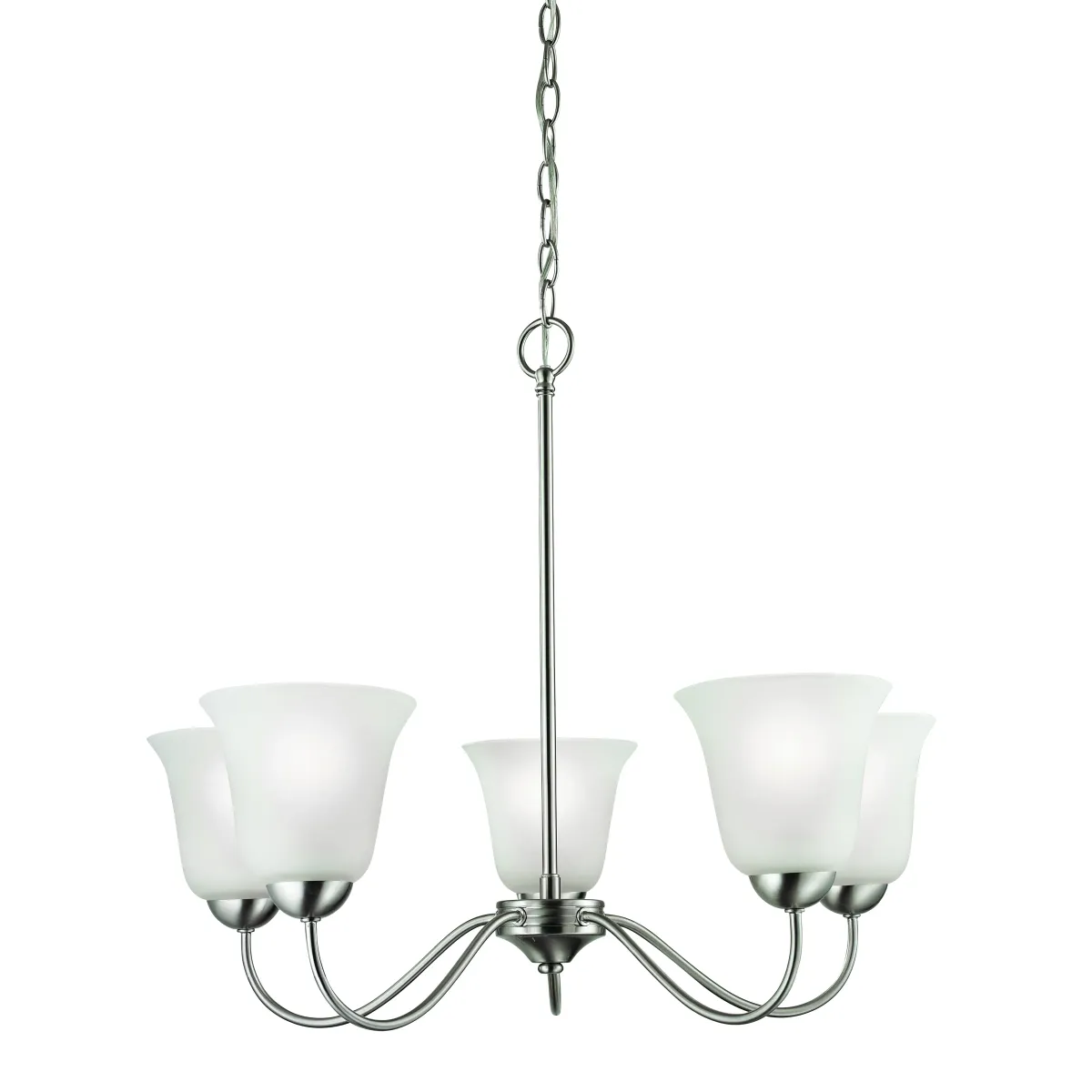 Conway 26" Wide 5-Light Chandelier - Brushed Nickel