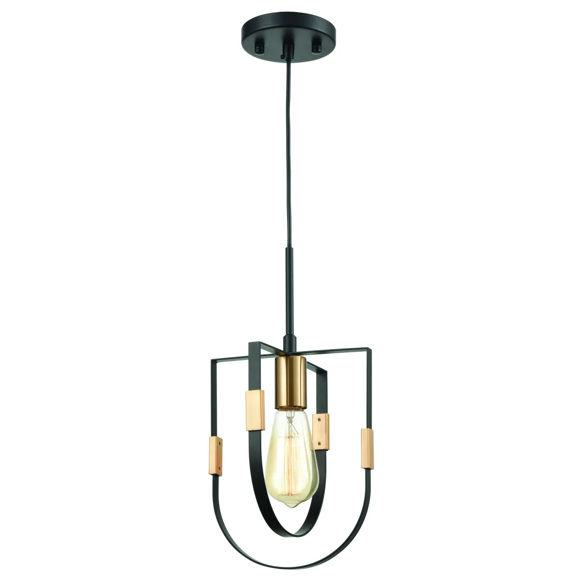 Heathrow 8" Wide 1-Light Mini Pendant - Matte Black