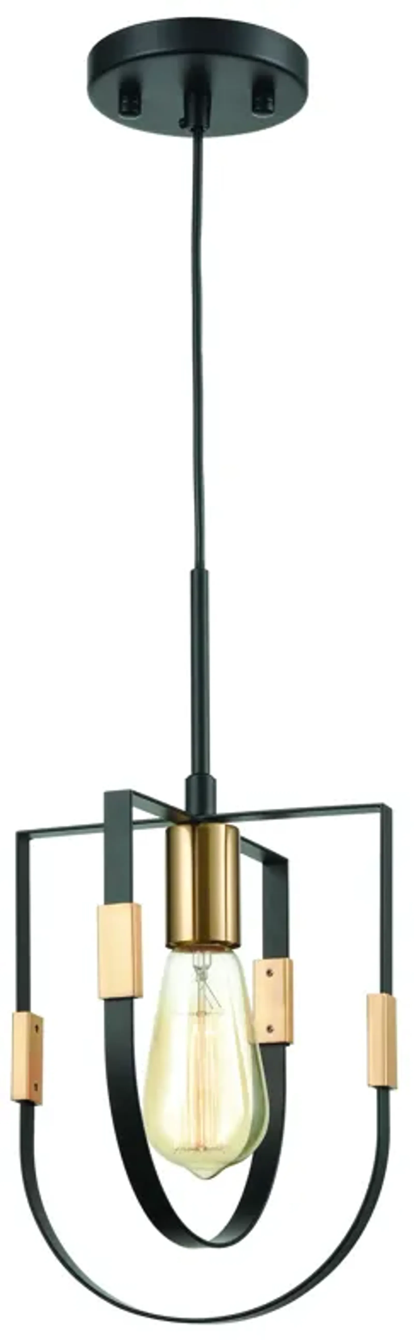 Heathrow 8" Wide 1-Light Mini Pendant - Matte Black