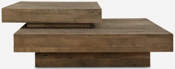 Rustic Planes Modern Coffee Table