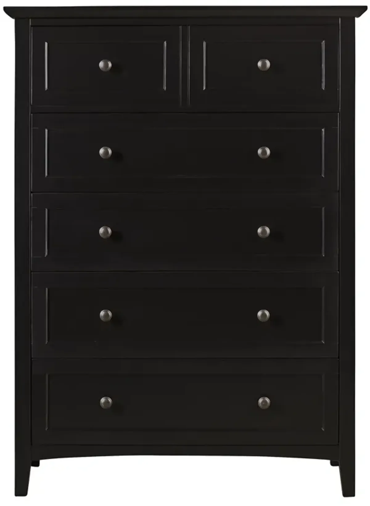 Paragon Five Drawer Chest in Black (2024)