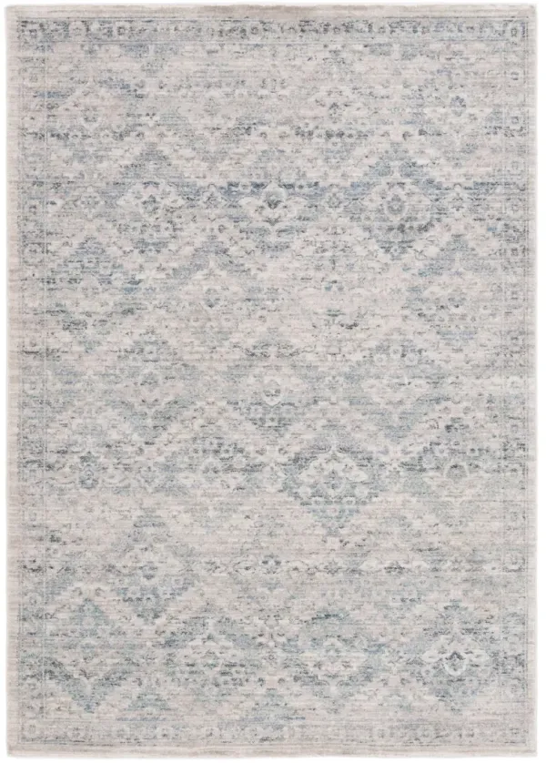 ANTIQUE PATINA 632 BLUE  8' x 9'-6' Large Rectangle Rug