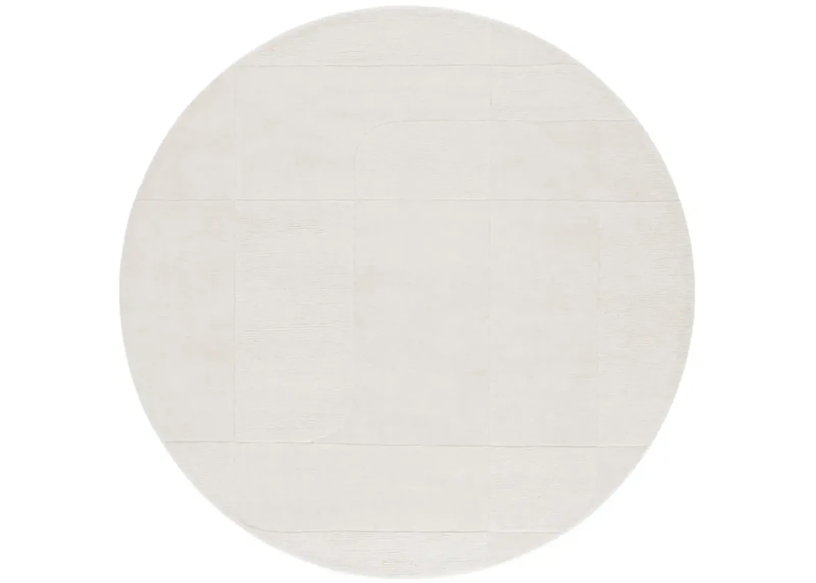 MYKONOS 201 IVORY 6' x 6' Round Round Rug