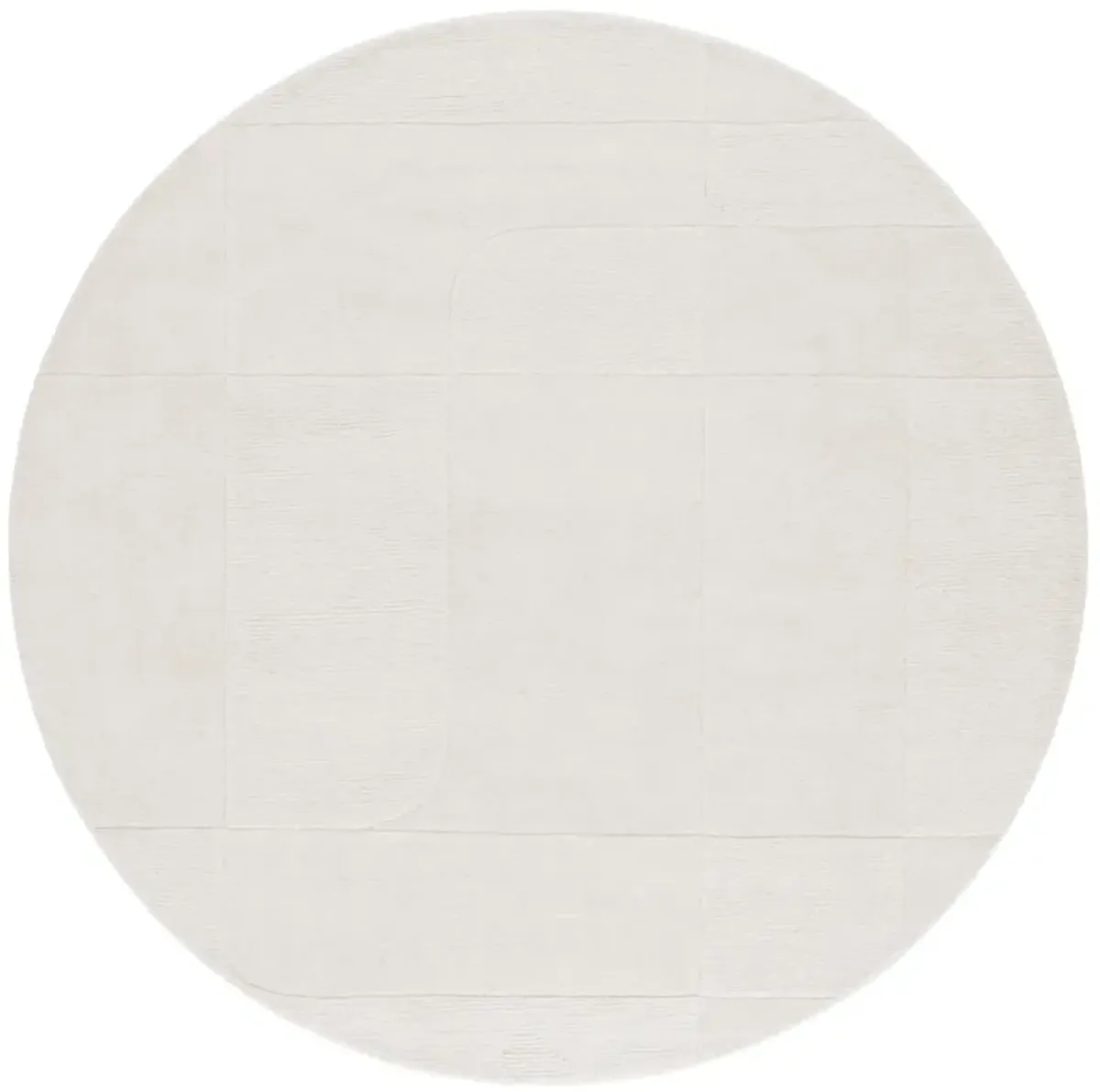 MYKONOS 201 IVORY 6' x 6' Round Round Rug