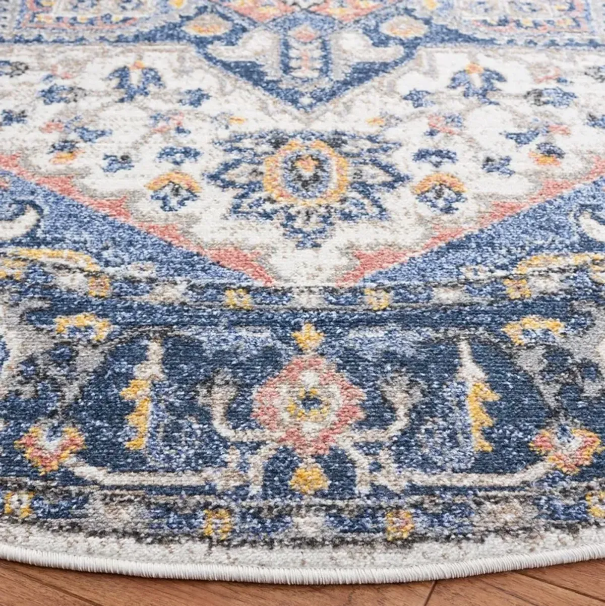 ASTORIA 404 Blue 6'-7' X 6'-7' Round Round Rug