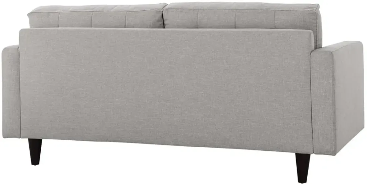 Empress Upholstered Fabric Loveseat