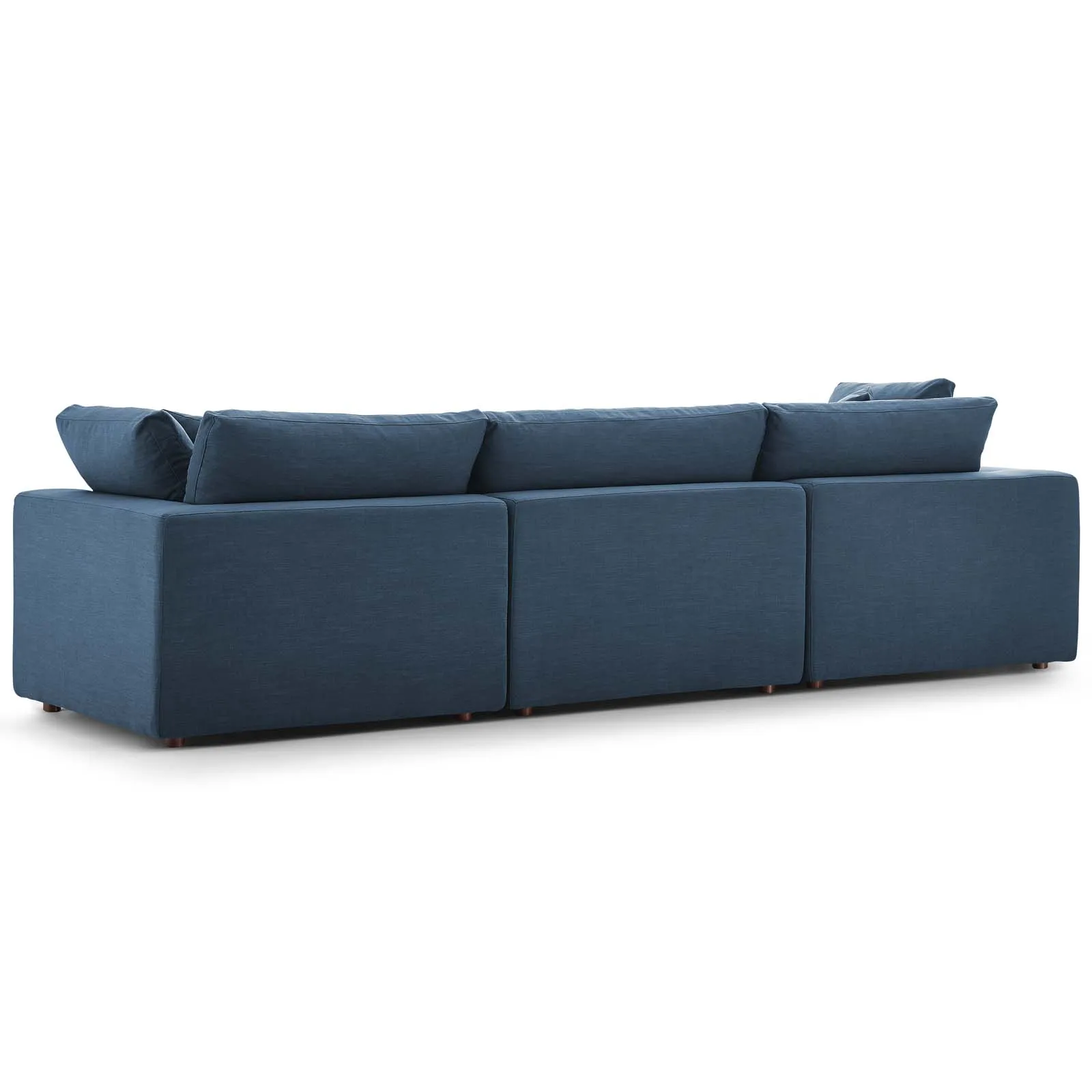 Commix Down Filled Overstuffed 3-Piece Sofa