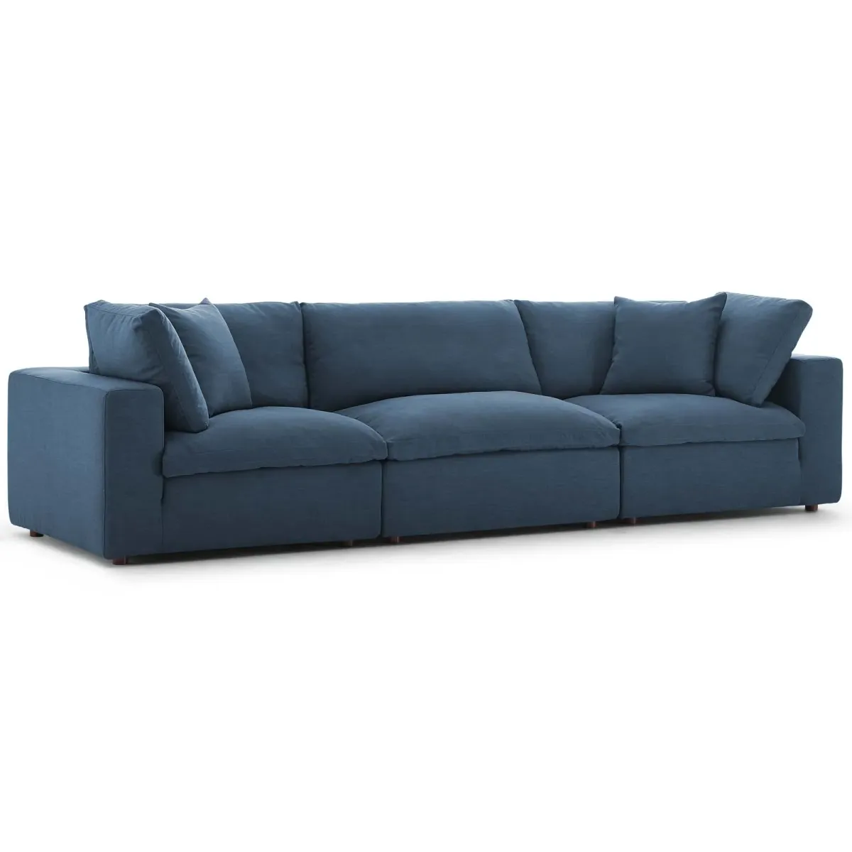 Commix Down Filled Overstuffed 3-Piece Sofa