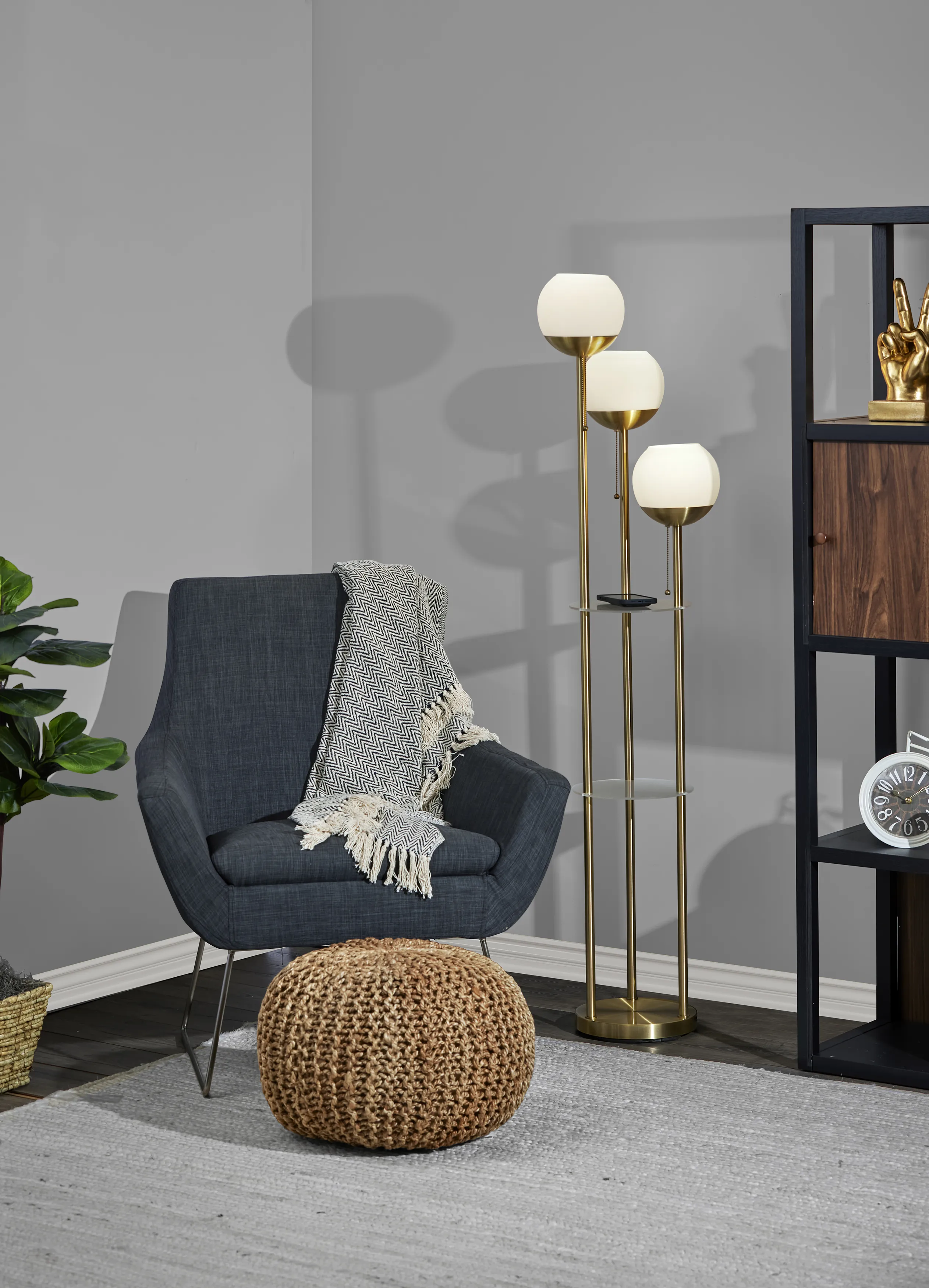 Bianca Shelf Floor Lamp