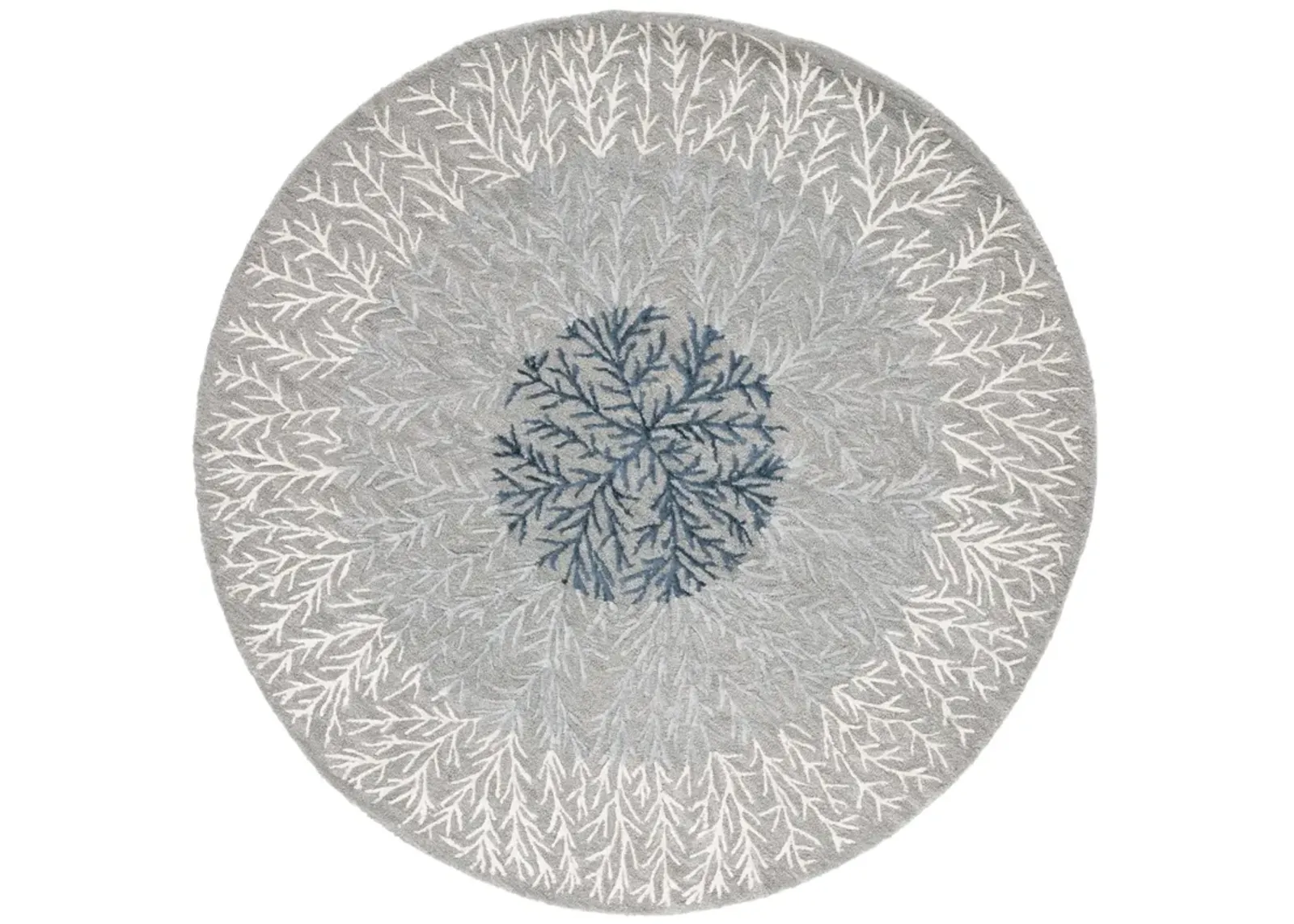 SOHO 257 GREY  6' x 6' Round Round Rug