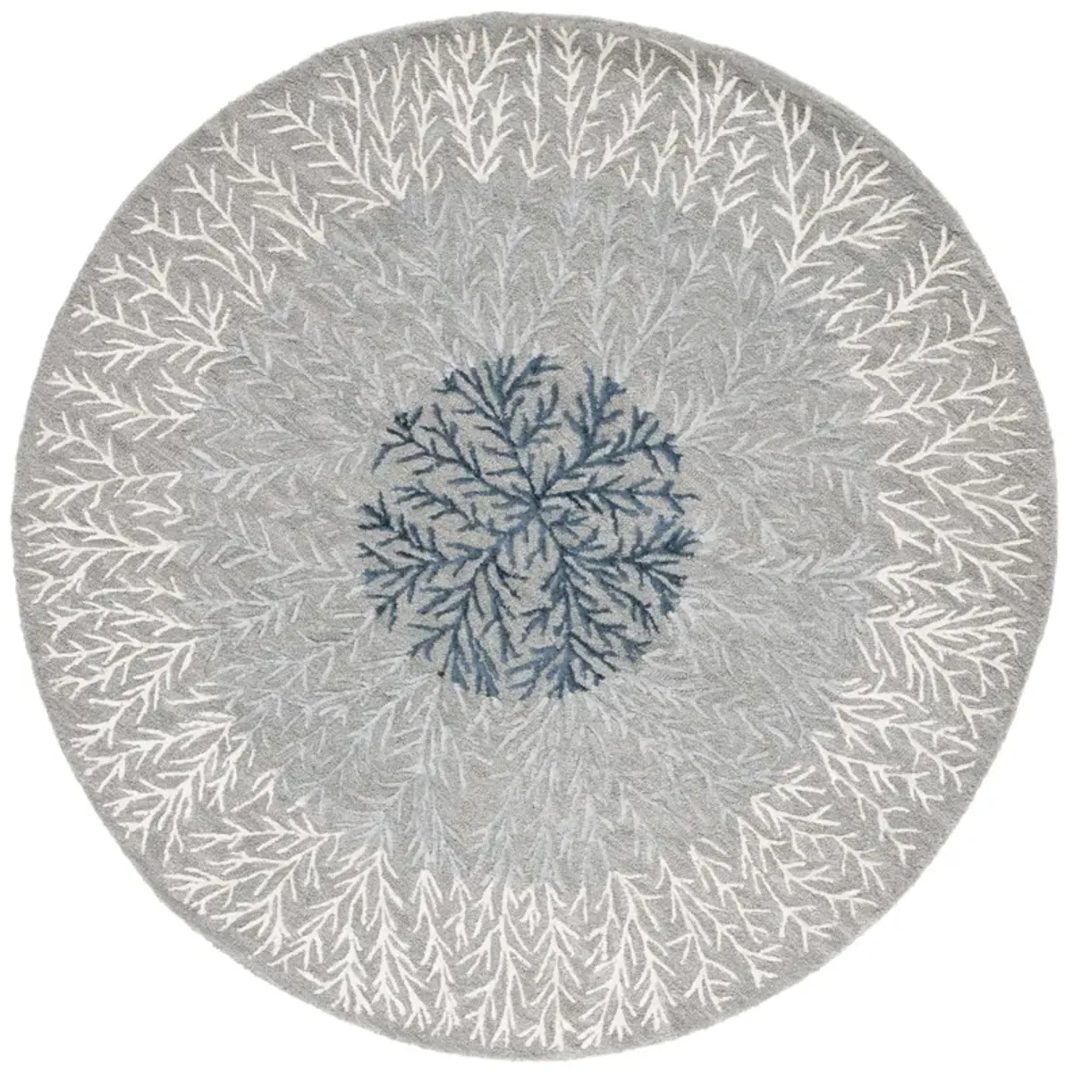 SOHO 257 GREY  6' x 6' Round Round Rug