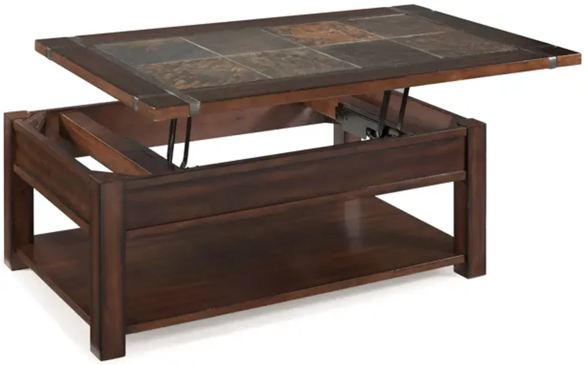 Roanoke Rectangular Lift Top Cocktail Table (w/casters)