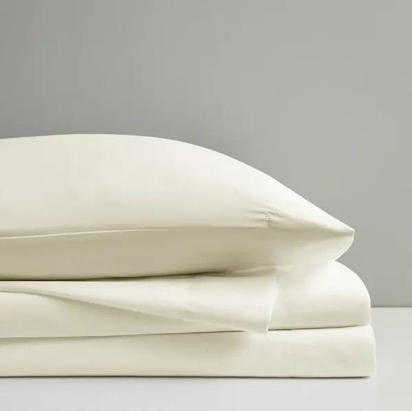Sleep Philosophy Smart Cool Microfiber Ivory Sheet Set