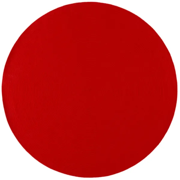 BRAIDED Hand Woven 4' x 4' Round area rug