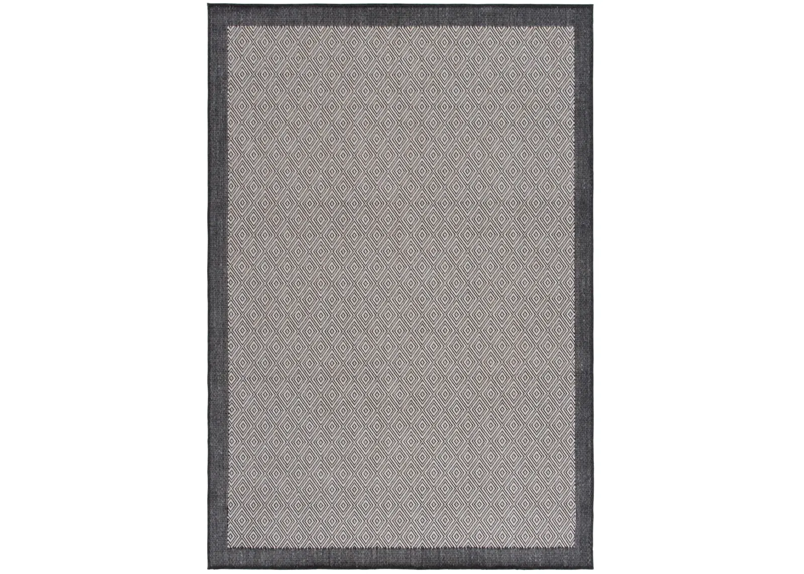 BEACH HOUSE 406 BLACK  4' x 6' Small Rectangle Rug