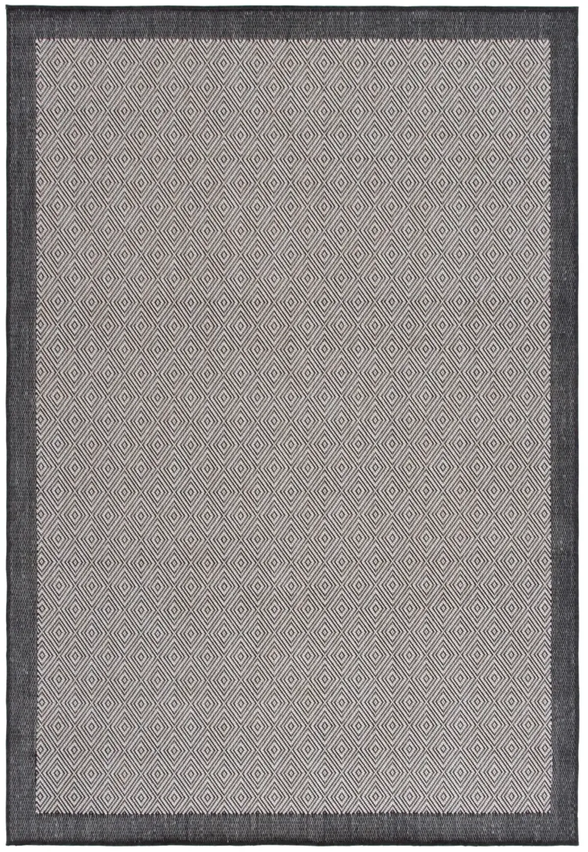 BEACH HOUSE 406 BLACK  4' x 6' Small Rectangle Rug