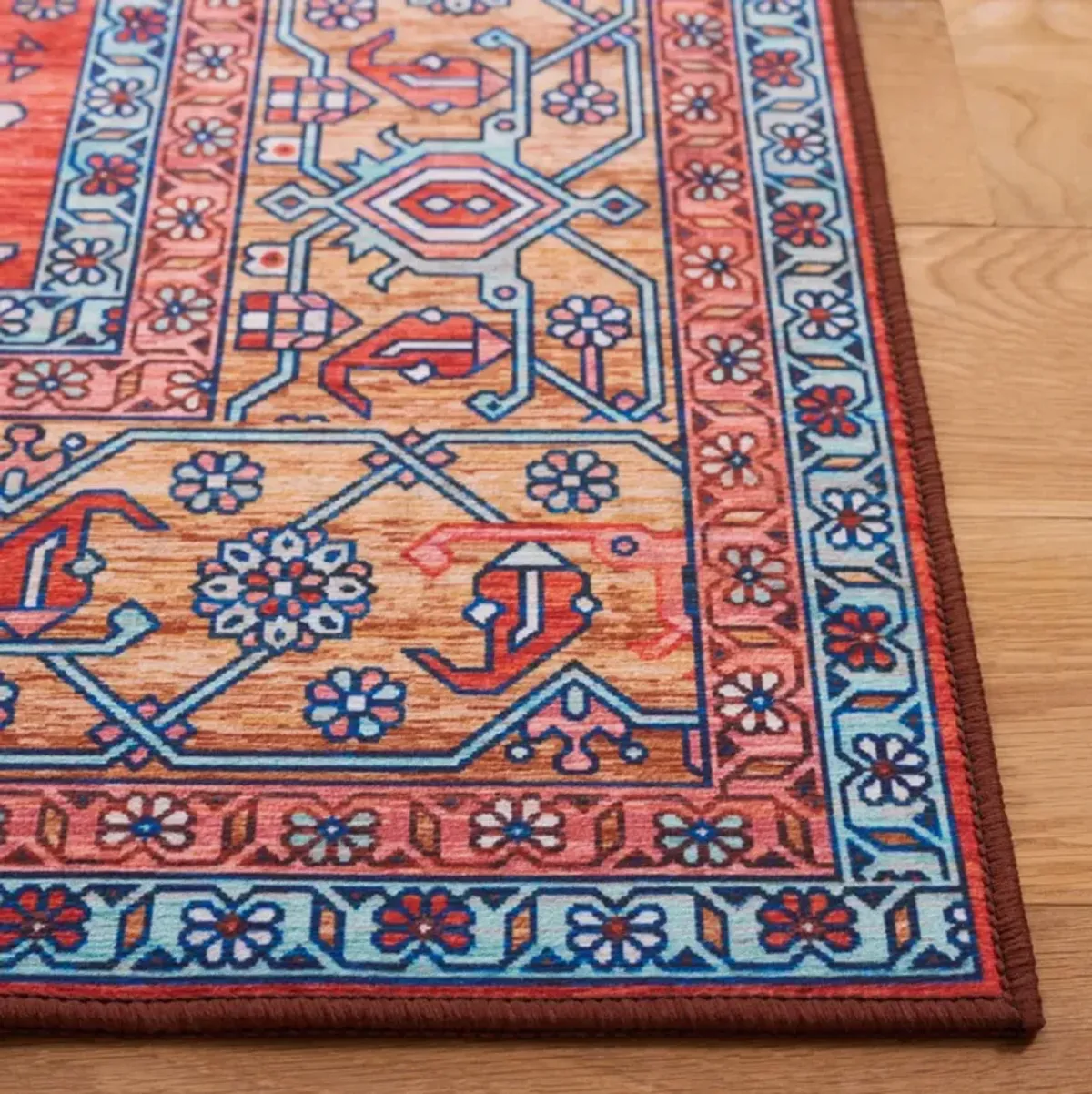 TUCSON 152 M/W S/R RUST  2'-6' x 6' Runner Rug