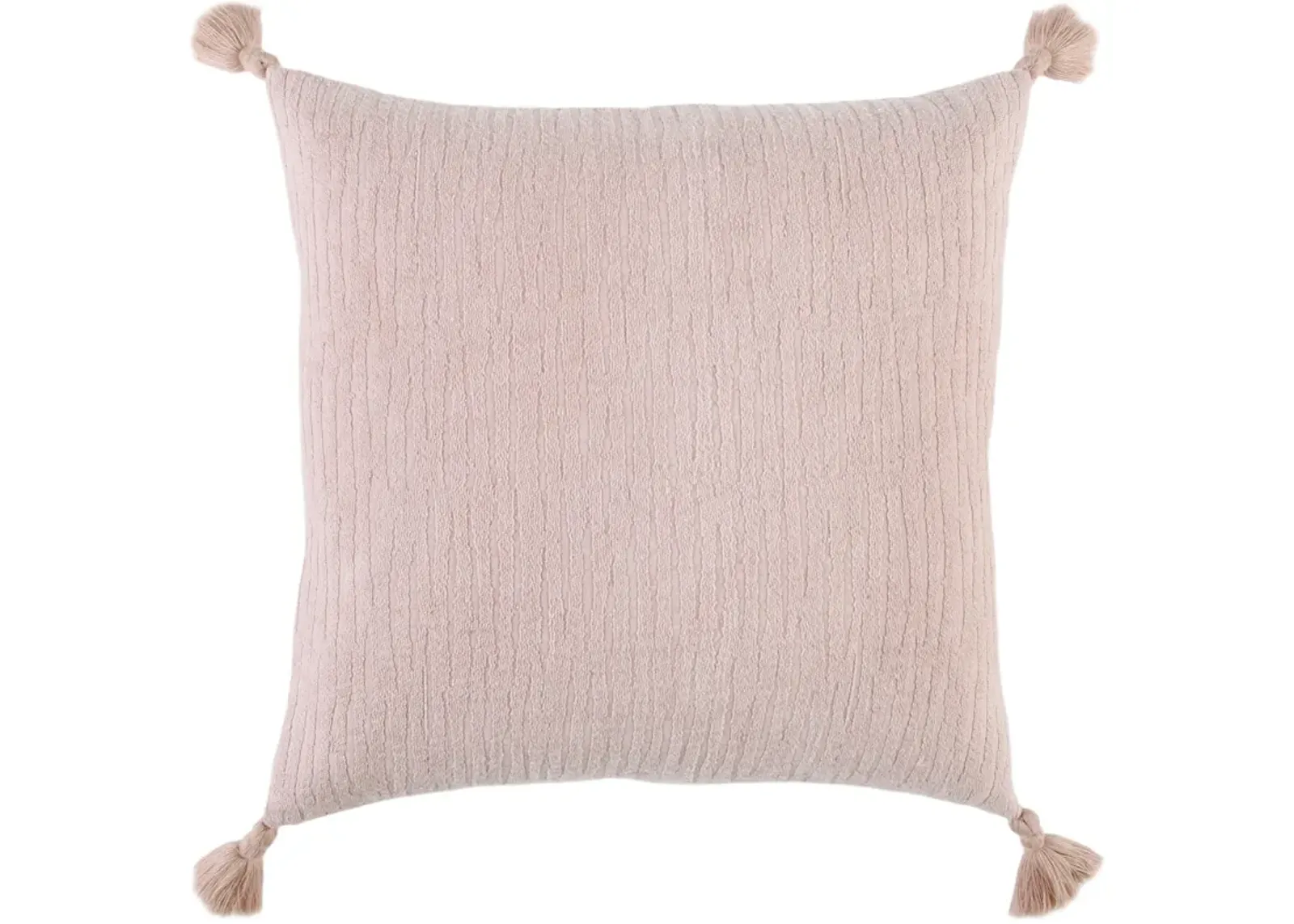 Solid With Tonal Abstract Pattern Pink Pillow