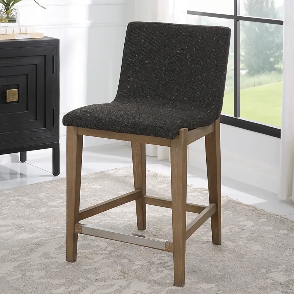 Klemens Chocolate Counter Stool