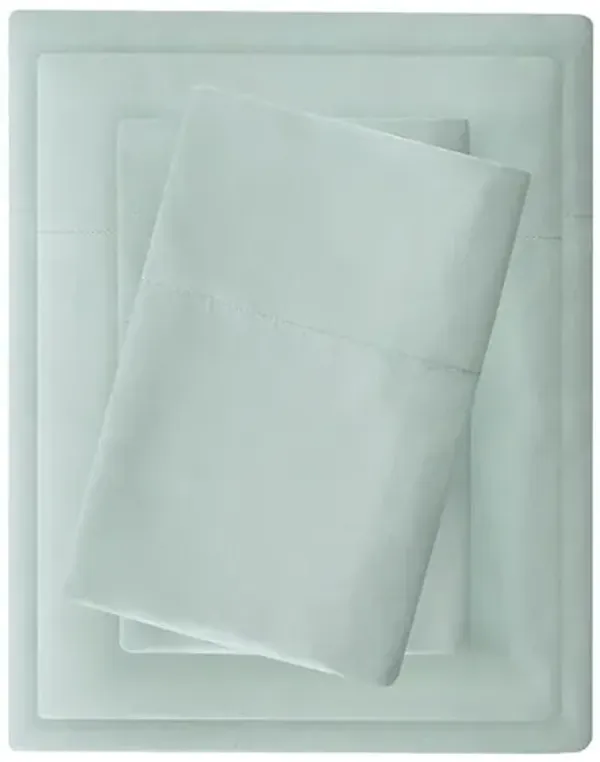 Madison Park 3M Microcell Seafoam Luxurious Brushed Microfiber Deep Pocket Sheet Set