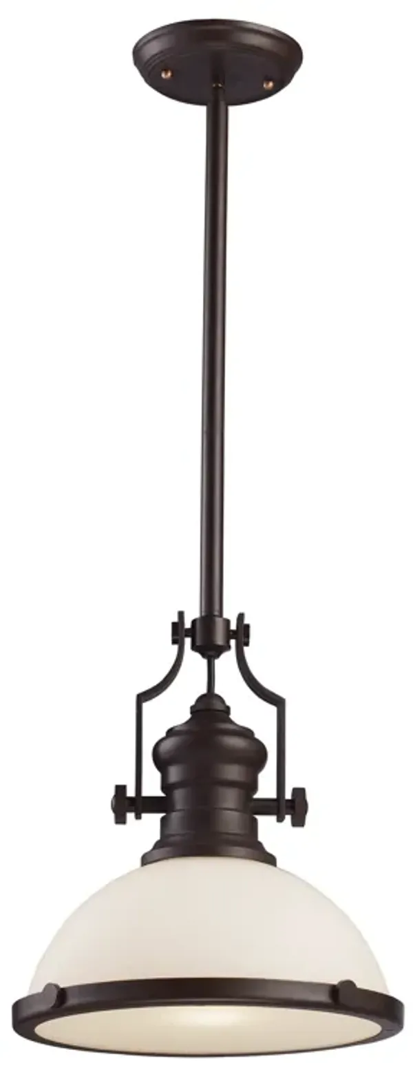 Chadwick 13" Wide 1-Light Pendant - Oiled Bronze