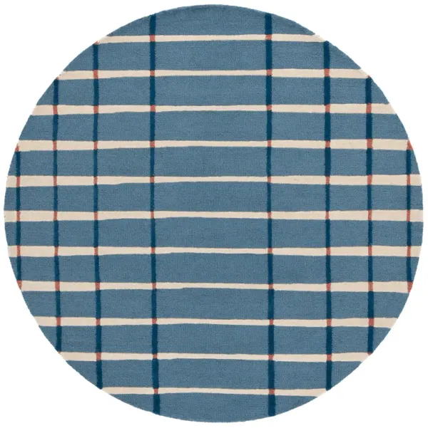 GENRE Hand Tufted 6' x 6' Round area rug