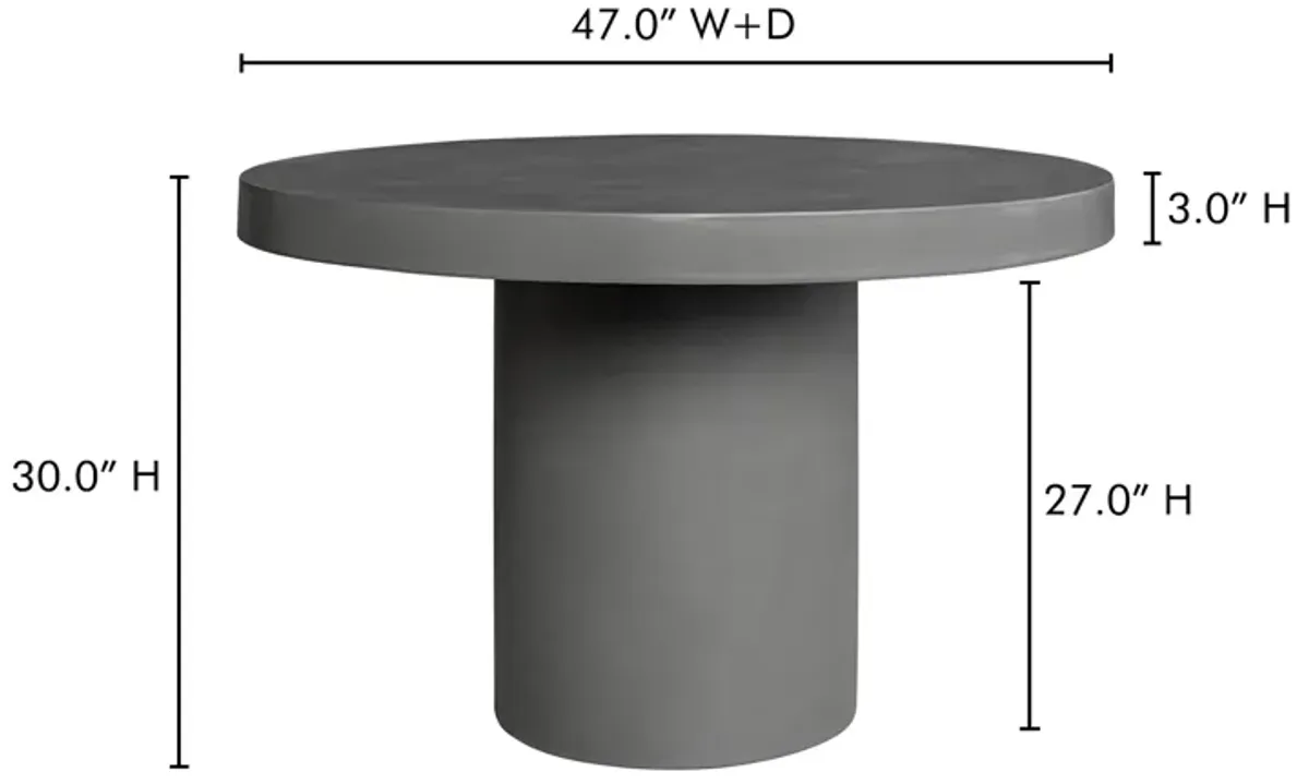 CASSIUS ROUND OUTDOOR DINING TABLE