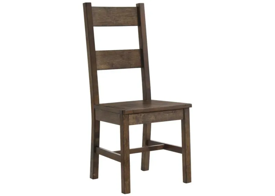 Coleman Dining Side Chairs Rustic Golden Brown (Set of 2)