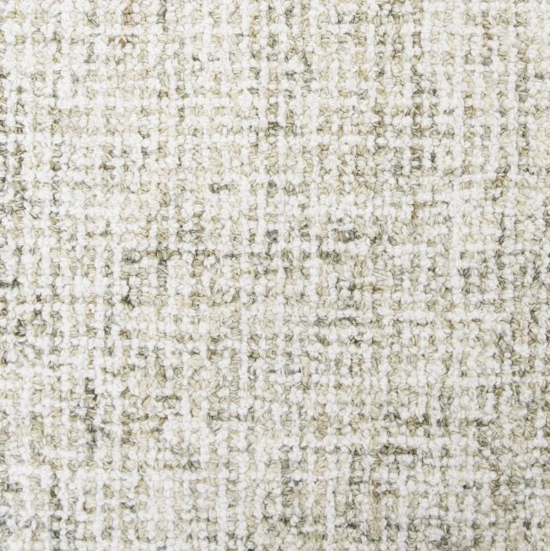 Brindleton Beige/Ivory Tweed Wool 2'6" x 8' Runner Rug