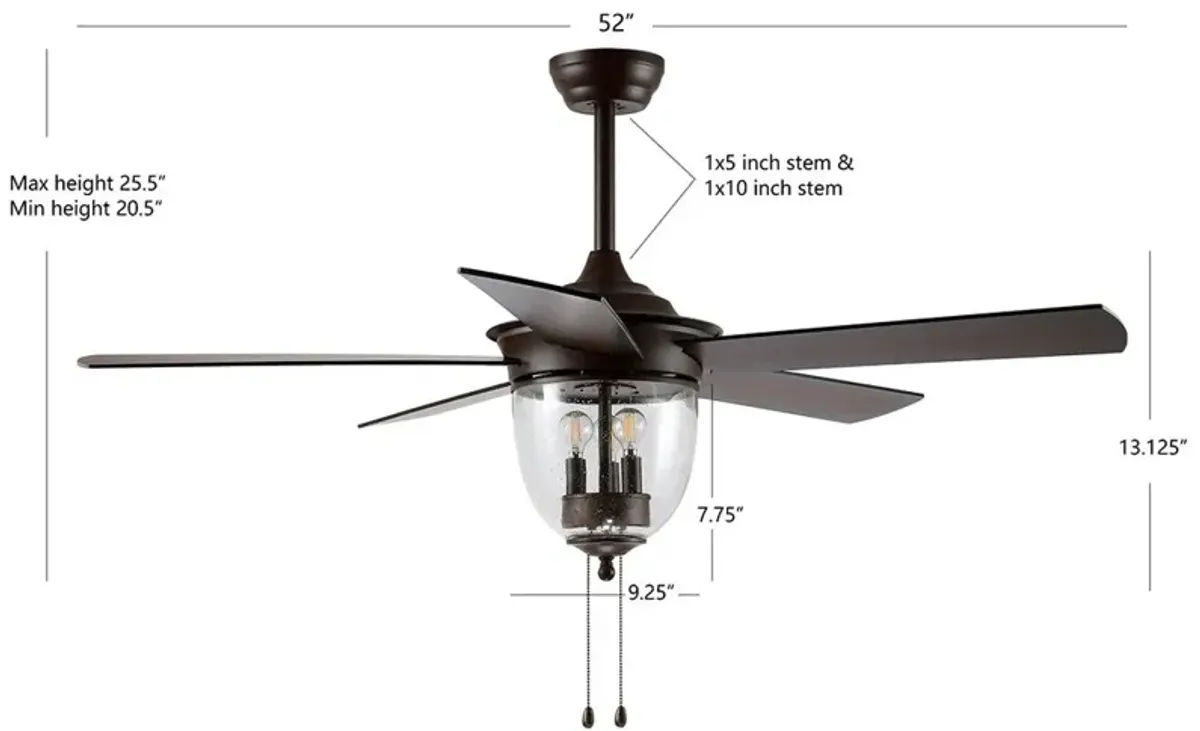 RALLEN CEILING LIGHT FAN