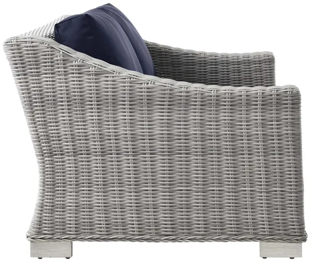 Conway Outdoor Patio Wicker Rattan Loveseat