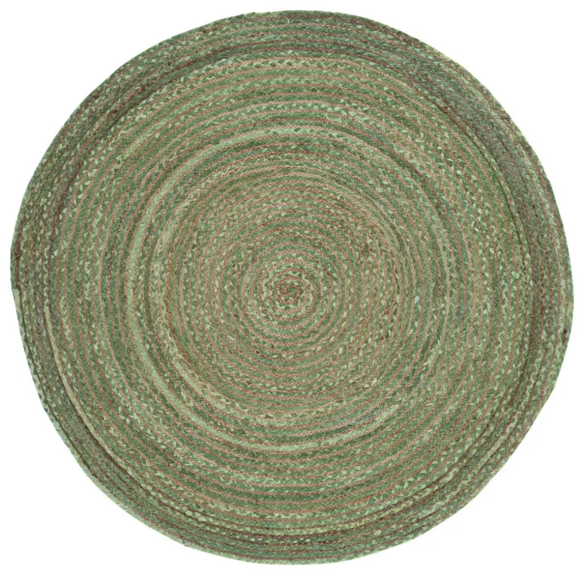 CAPE COD 202 GREEN  5' x 5' Round Round Rug