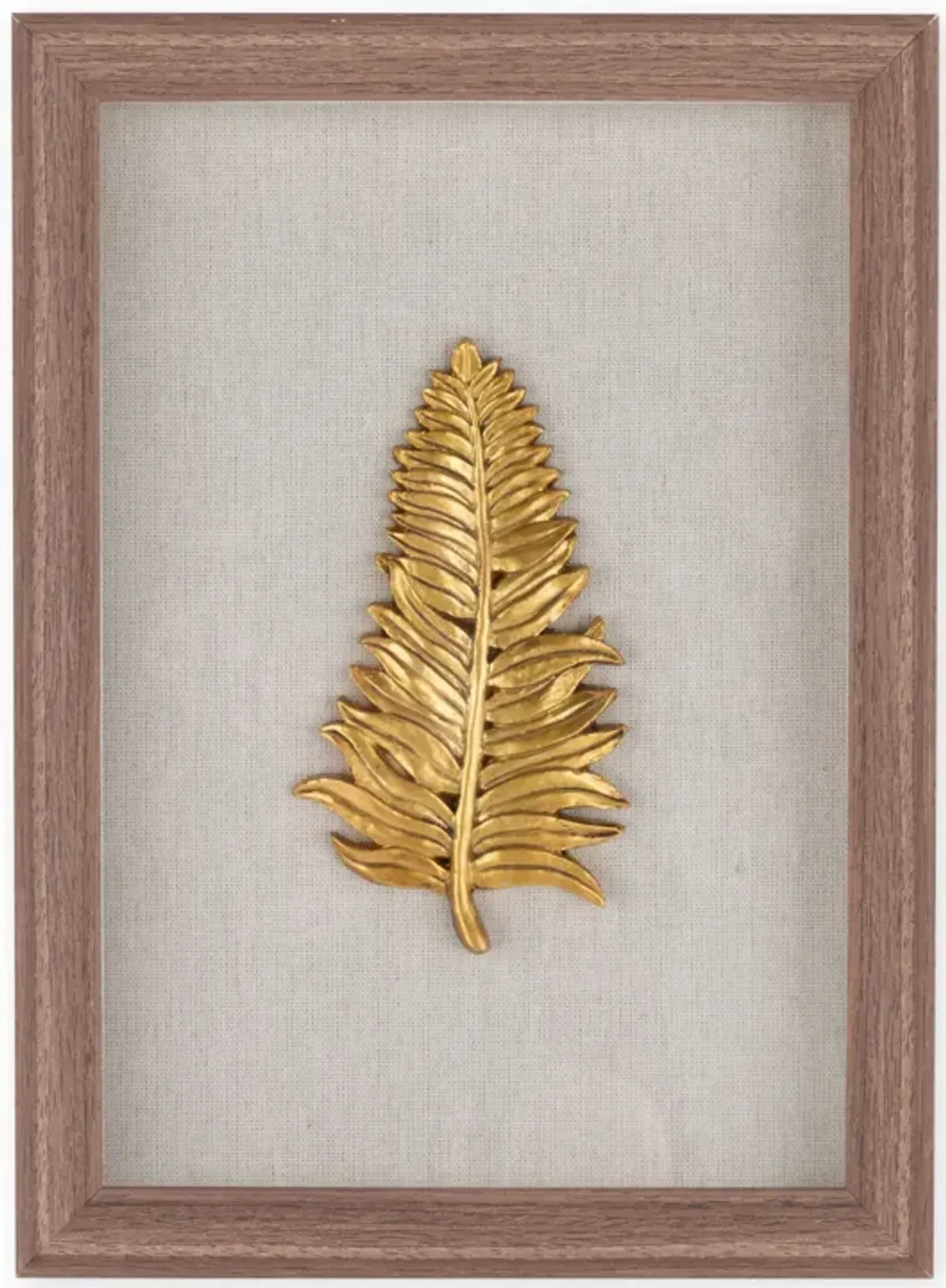 Golden Leaves I Shadow Box