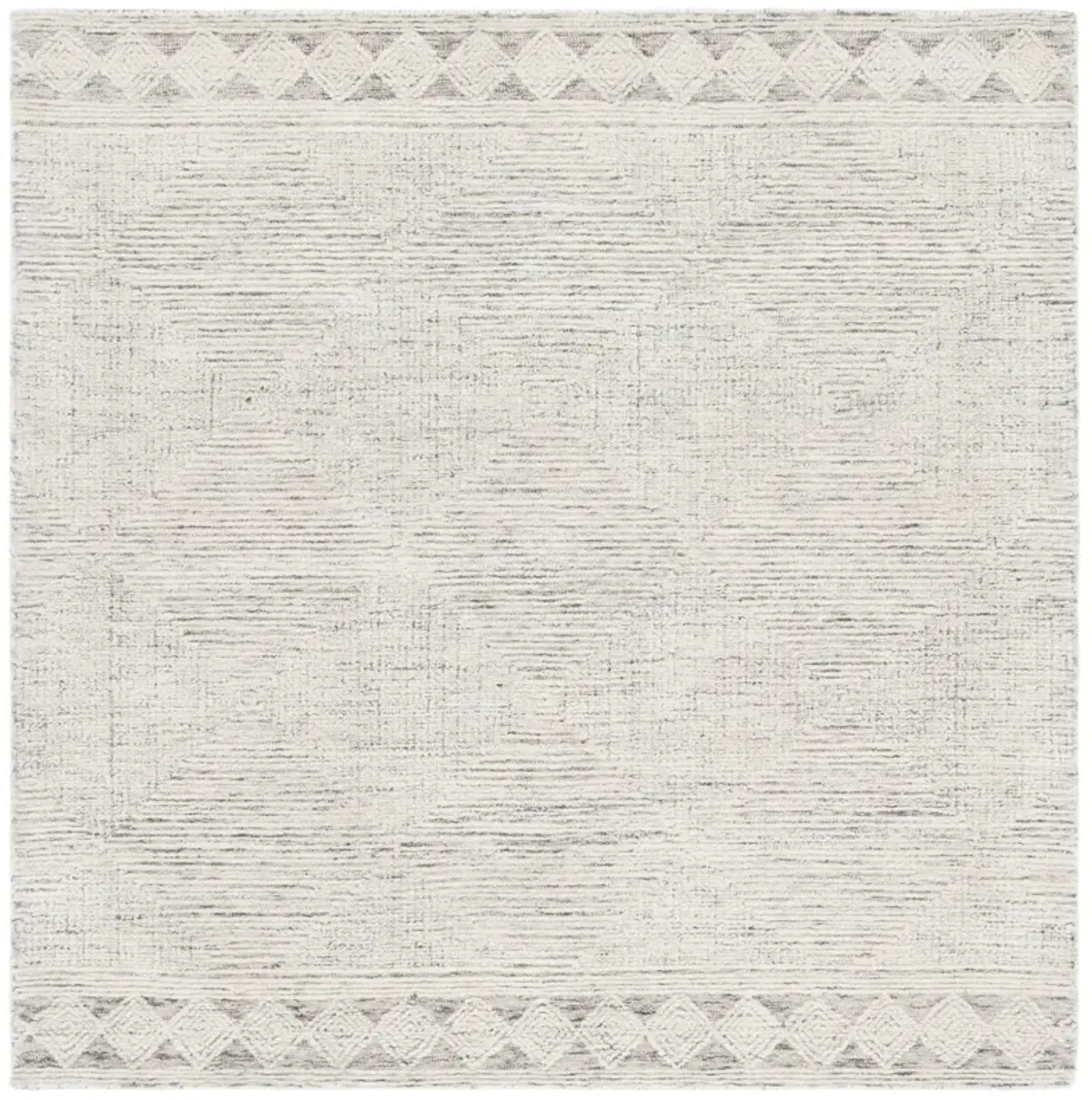 ABSTRACT 349 IVORY  10' x 10' Square Square Rug