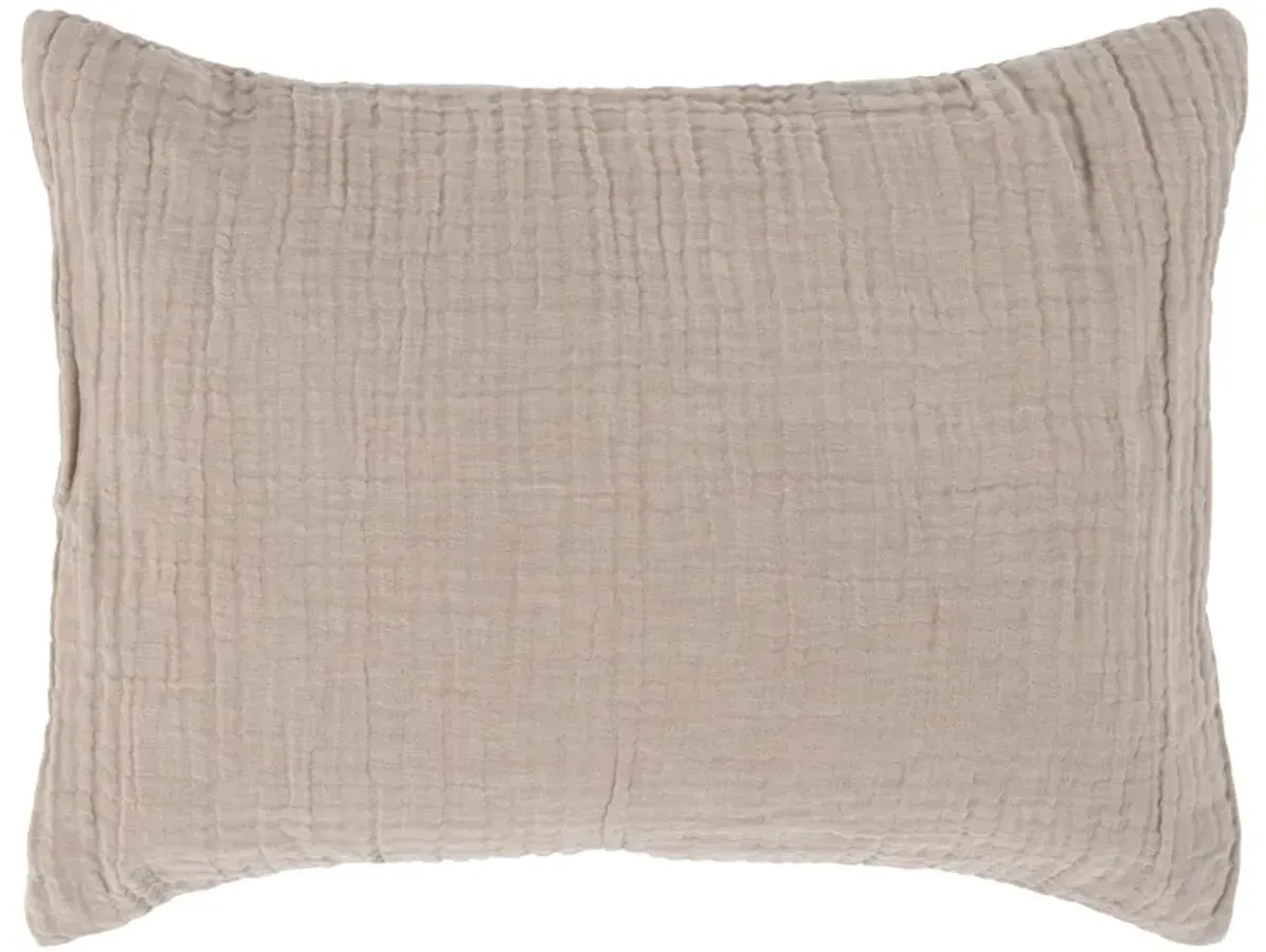 Camille Natural Linen Sham