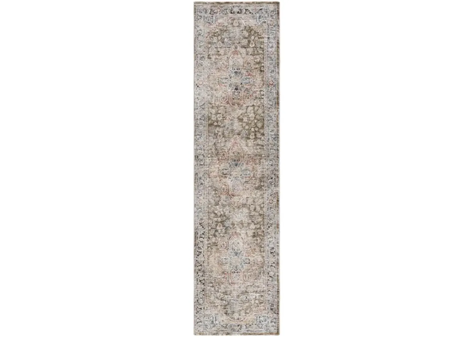 SILVERADO 110 Brown 2' X 8' Runner Rug