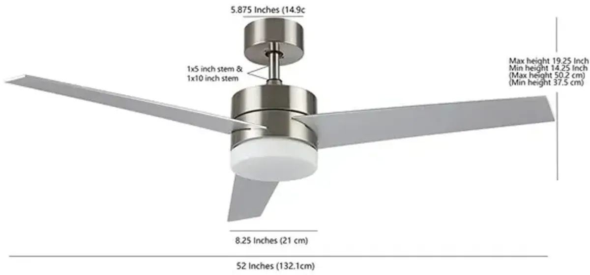 RADCLIFF CEILING LIGHT FAN