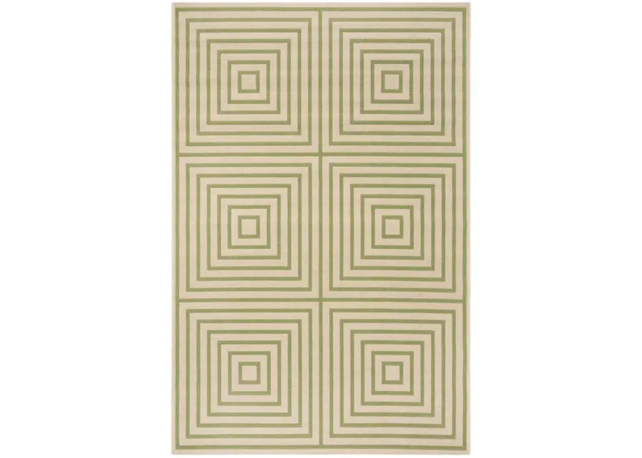 LINDEN 123 Collection LND123V-4 Cream / Olive 4' X 6'