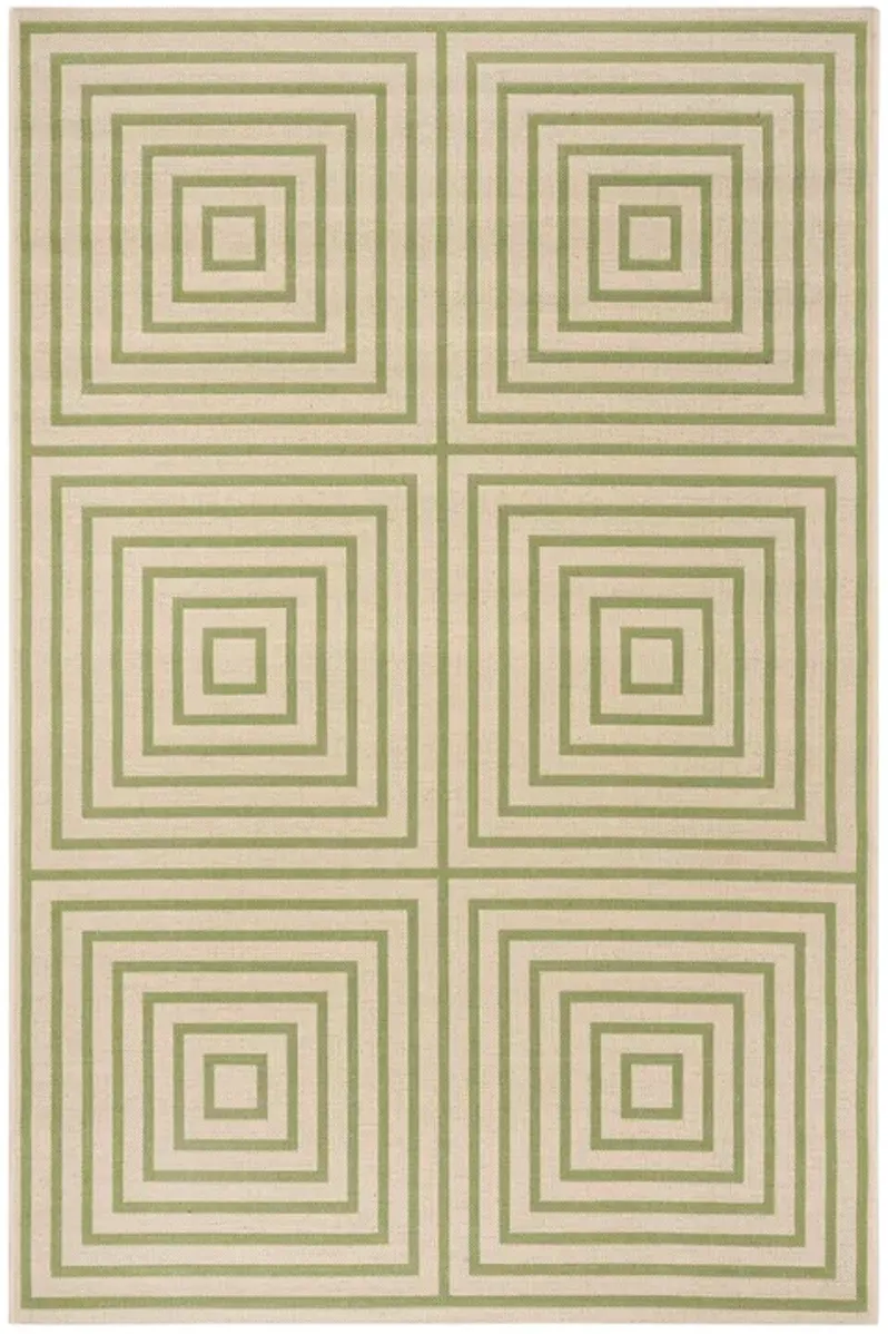 LINDEN 123 Collection LND123V-4 Cream / Olive 4' X 6'