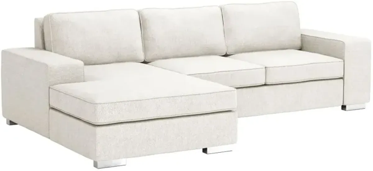 Brickell Sectional White