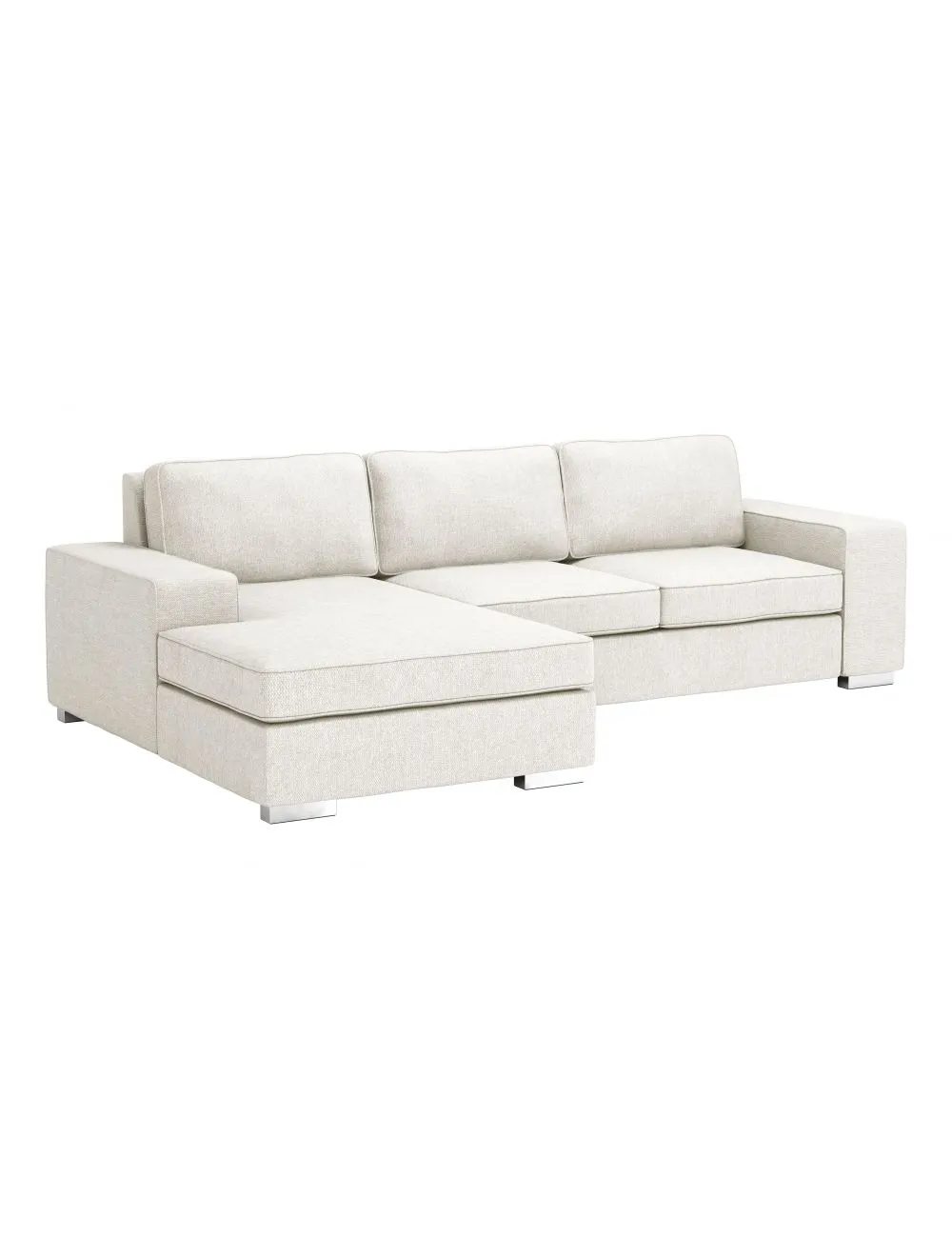 Brickell Sectional White