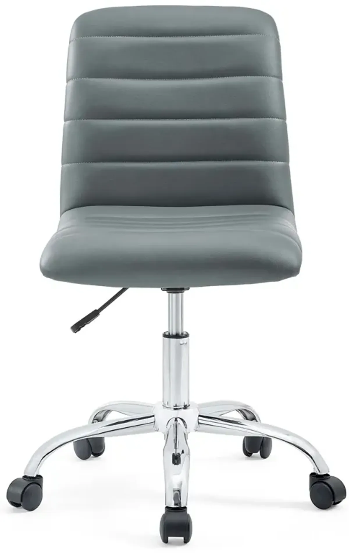 Ripple Armless Mid Back Vinyl Office Chair