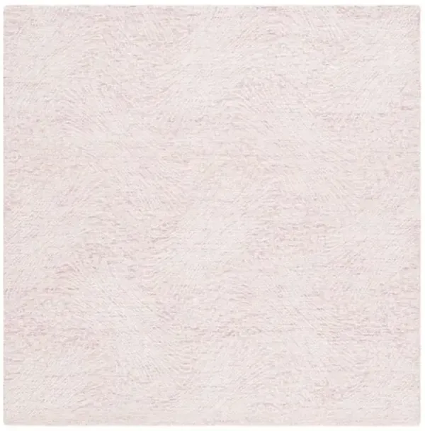 EBONY 105 Pink  6' X 6' Square Square Rug