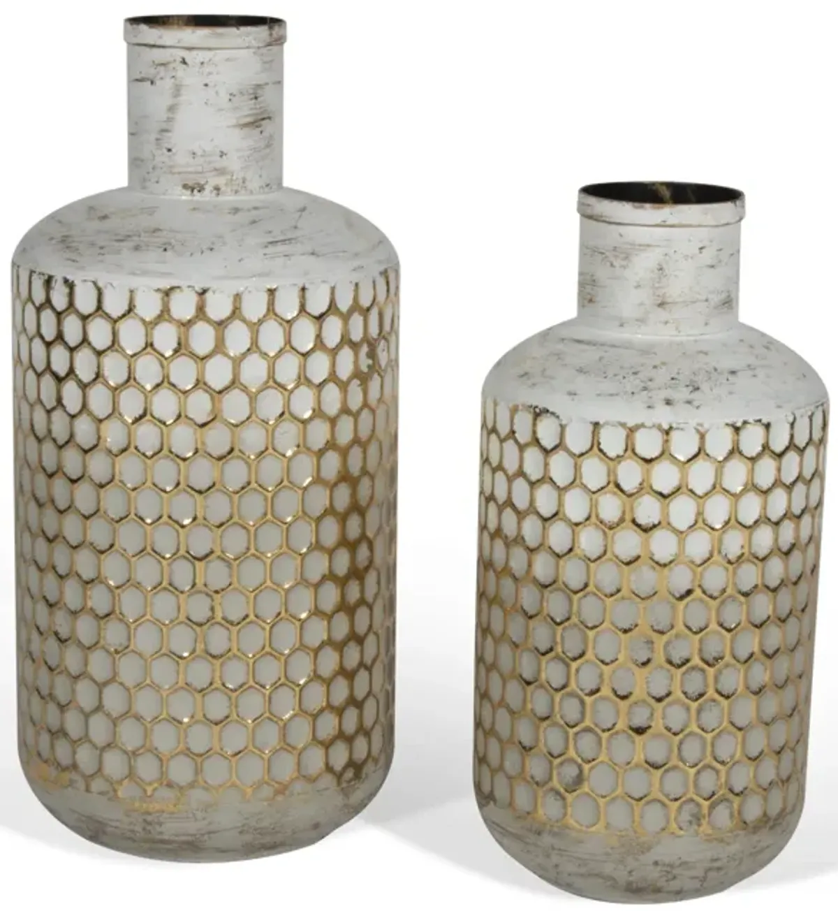 Marilla, Set of 2 Metal Table Vase