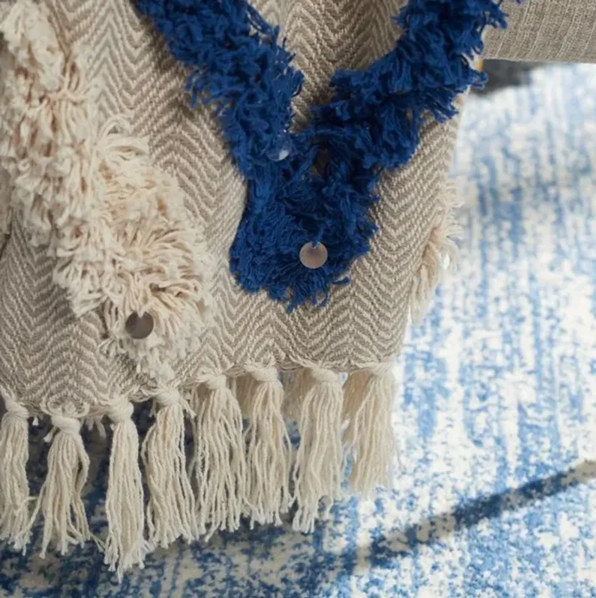 LILA GRACE FRINGE THROW