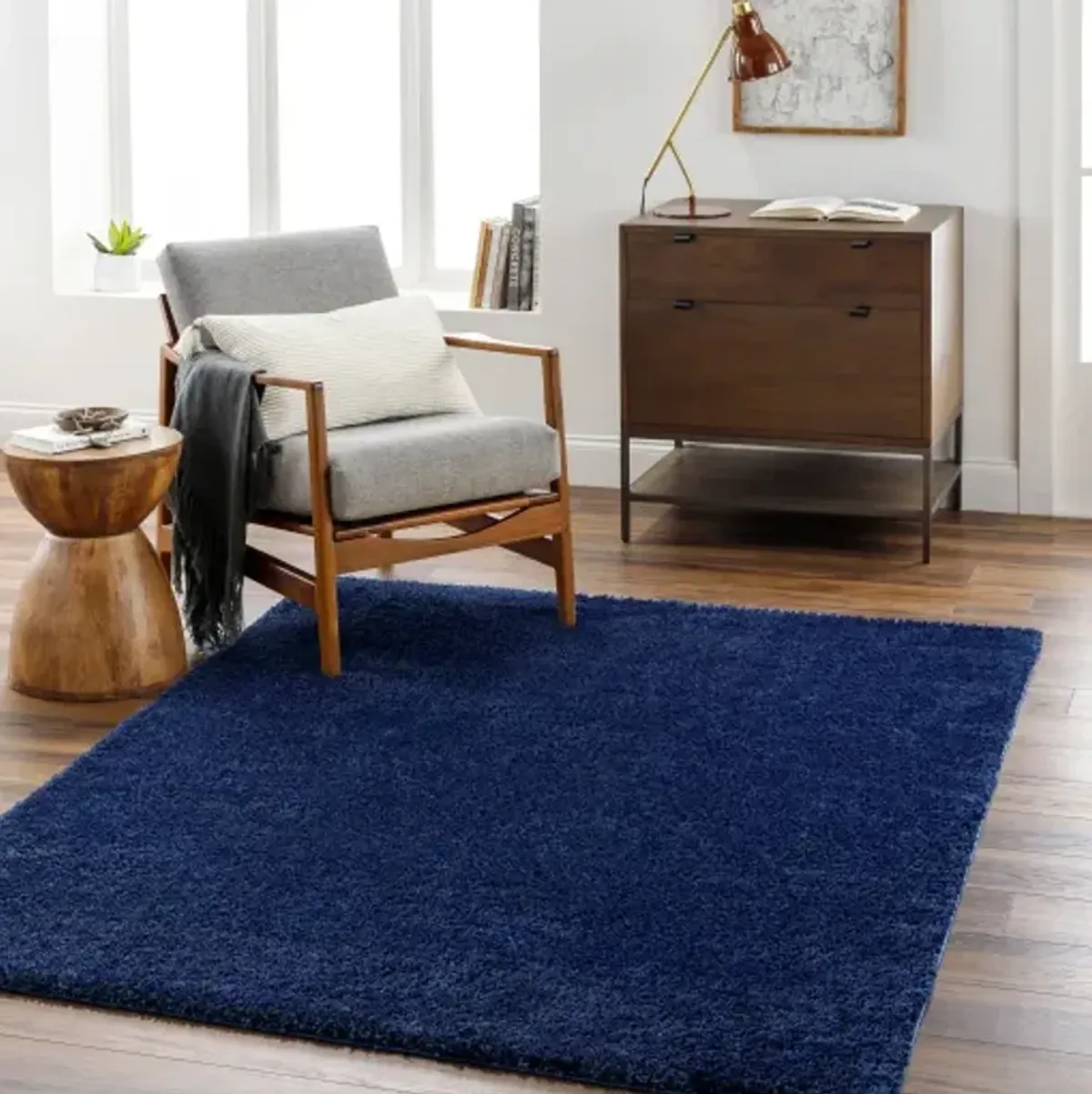 Cloudy Shag CDG-2326 6'7" x 9' Machine Woven Rug