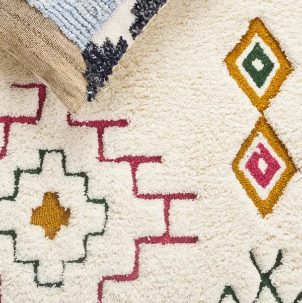 CASABLANCA 920 IVORY  6' x 6' Square Square Rug